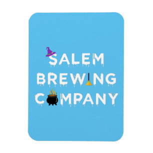 Salem Brewing Company Witte Fotomagneet Magneet