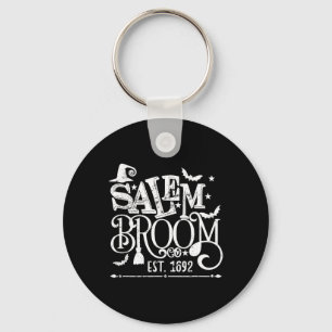Salem Broom Co Est 1692 Grappige Halloween Heks Sa Sleutelhanger