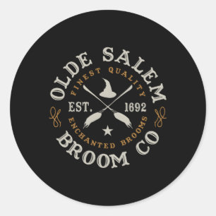 Salem Broom Company Ronde Sticker