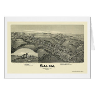 Salem, carte panoramique de WV - 1899