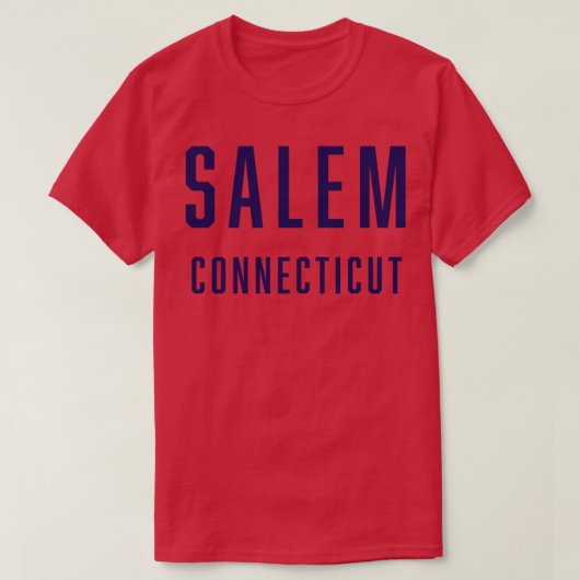 Salem Connecticut TShirt (Design devant)