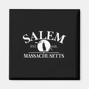 Salem, de stad van de heksen Machusetts Ma Vintage Magneet