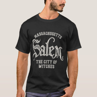 Salem de stad van heksen Massachusetts T-shirt