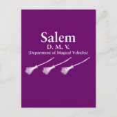 Salem Department of Magical Vehicles Briefkaart (Voorkant)