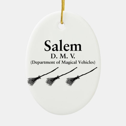 Salem DMV Keramisch Ornament (Voorkant)