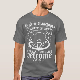 Salem Heiligdom voor Wayward Black Cats 1692 Salem T-shirt