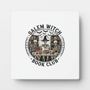 Salem Heksen Boek Club Vintage Skelet Halloween S Fotoplaat