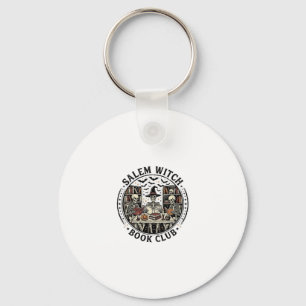 Salem Heksen Boek Club Vintage Skelet Halloween S Sleutelhanger