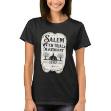 Salem Heksenprocessen Nakomeling Erfgoed T-Shirt