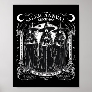 Salem Jaarlijks 1692 Heksen Conventie  meisjes Poster