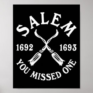 Salem Je miste een heksenprocessen Halloween vrouw Poster
