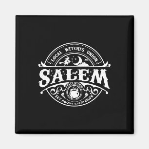 Salem Local Witches Union Sky Bove Earth Est 1692 Magneet