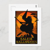 Salem MA Witch Briefkaart (Voorkant / Achterkant)
