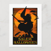 Salem MA Witch Briefkaart (Voorkant)