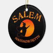 Salem MA Witch Keramisch Ornament (Links)
