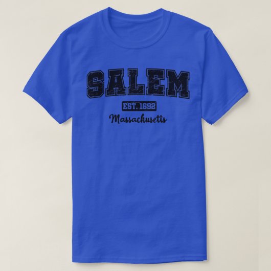 Salem Massachusetts 1692 blk T-shirt (Design voorkant)