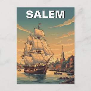 Salem Massachusetts Ansichtkaart Briefkaart
