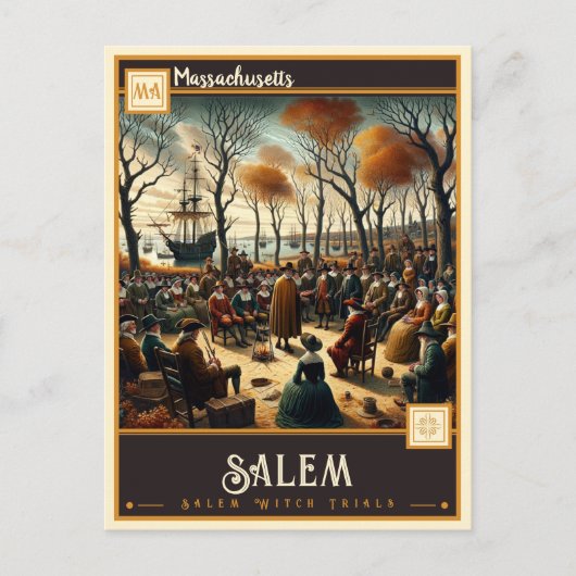 Salem, Massachusetts |  Briefkaart (Voorkant)