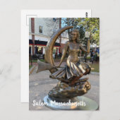 Salem Massachusetts Briefkaart (Voorkant / Achterkant)