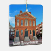 Salem Massachusetts Keramisch Ornament (Rechts)