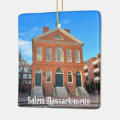 Salem Massachusetts Keramisch Ornament (Links)