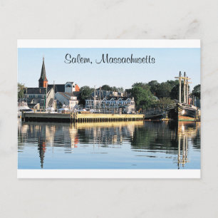 Salem Massachusetts Marina Post Card Briefkaart