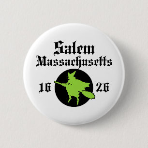 Salem Massachusetts Ronde Button 5,7 Cm