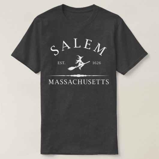 Salem Massachusetts Witch Halloween T-shirt (Design voorkant)