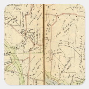 Salem, New York Vierkante Sticker