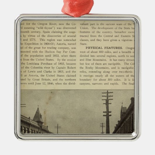 Salem of straat metalen ornament (Voorkant)