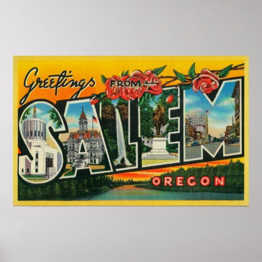 Salem, OregonLarge Letter ScenesSalem, OF 2 Poster (Voorkant)