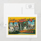 Salem, OregonLarge Letter ScenesSalem, OF Briefkaart (Voorkant / Achterkant)