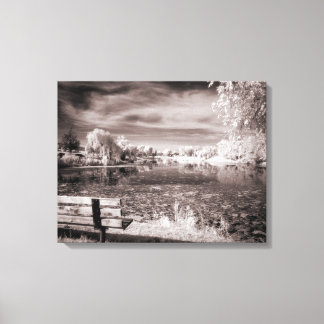 Salem Pond Canvas Afdruk