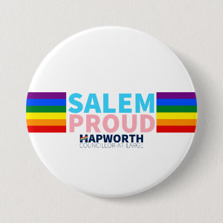 SALEM PROUD-BUTTON RONDE BUTTON 7,6 CM