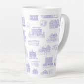 Salem Toile Latte Mug (Angle droit)