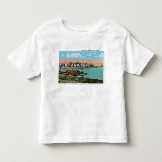 Salem Willows Uitzicht van Juniper Point en Salem Kinder Shirts (Voorkant)