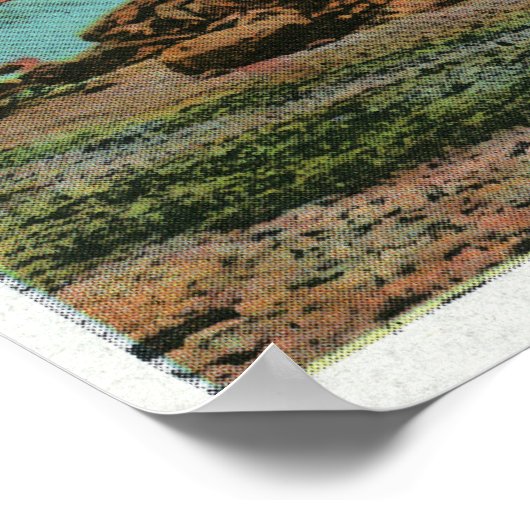 Salem Willows Uitzicht van Juniper Point en Salem Poster (Hoek)