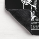 Salem Witch Book Club Bookish Retro Halloween Zwar Muismat (Hoek)