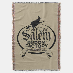 Salem Witch Broom Factory – Grappige gotiek Deken