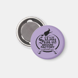 Salem Witch Broom Factory – Grappige gotiek Magneet