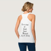 Salem Witch Descendants Bridget Bishop Tank (Volledige Achterkant)