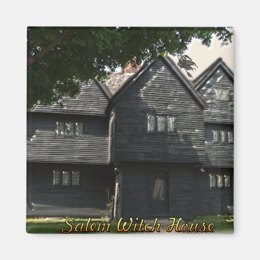Salem Witch House Magnet Magneet (Voorkant)