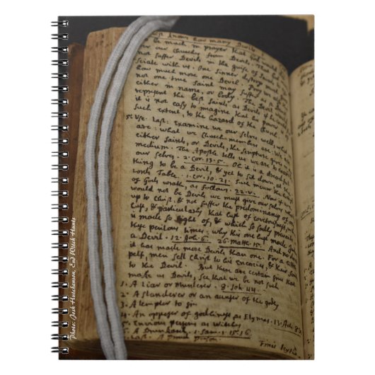 Salem Witch Journal Carnet, Rév. Parris Sermon (Devant)