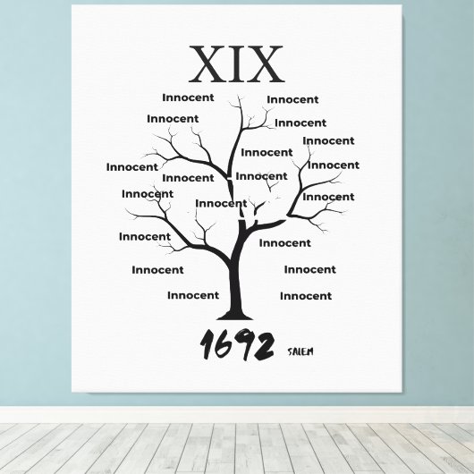 Salem Witch Memorial Canvas Afdruk (Insitu (Houten vloer))