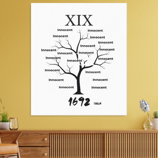 Salem Witch Memorial Canvas Afdruk (Insitu (Woonkamer))