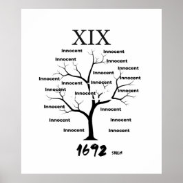 Salem Witch Memorial Poster