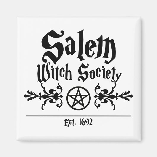 Salem Witch Society Magnets Magneet (Voorkant)