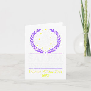 Salem Witch University Training Halloween Vrouwen Kaart