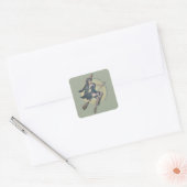 Salem Witch Vierkante Sticker (Envelop)