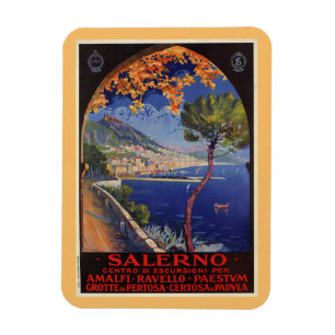 Salerno Italië —  zomervakantie Magneet